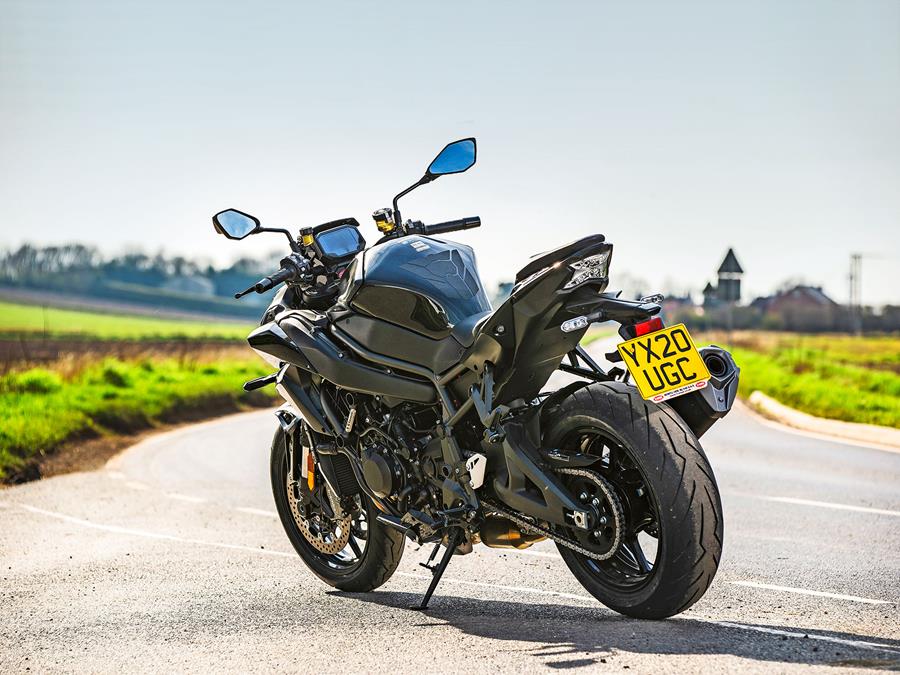 Kawasaki Z H2 on UK roads