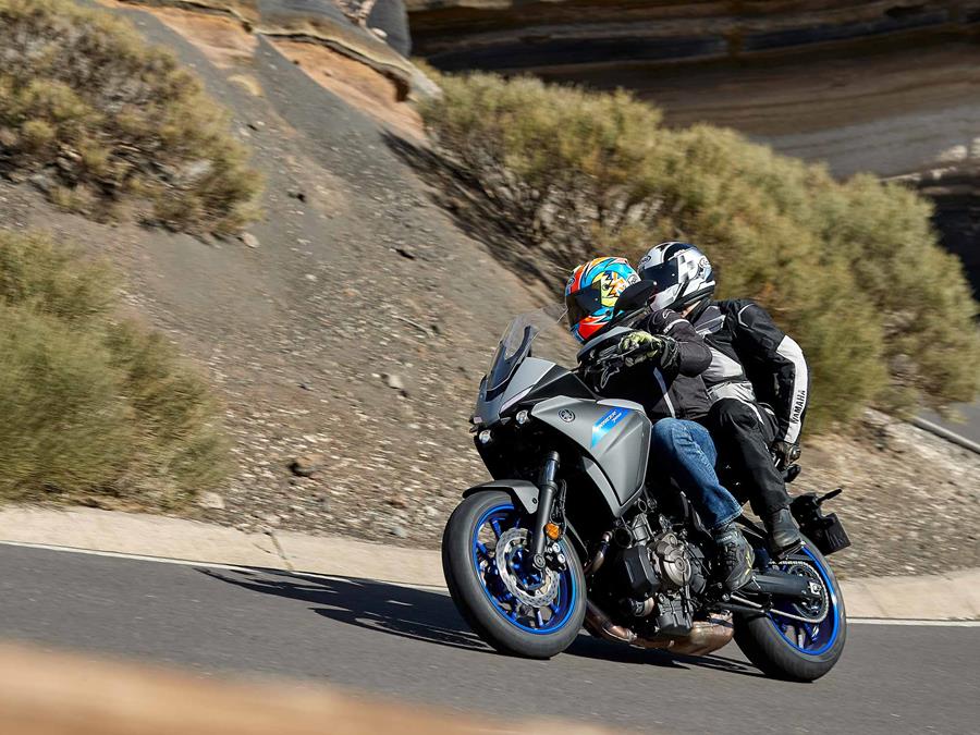 Riding the Yamaha Tracer 700 with a pillion