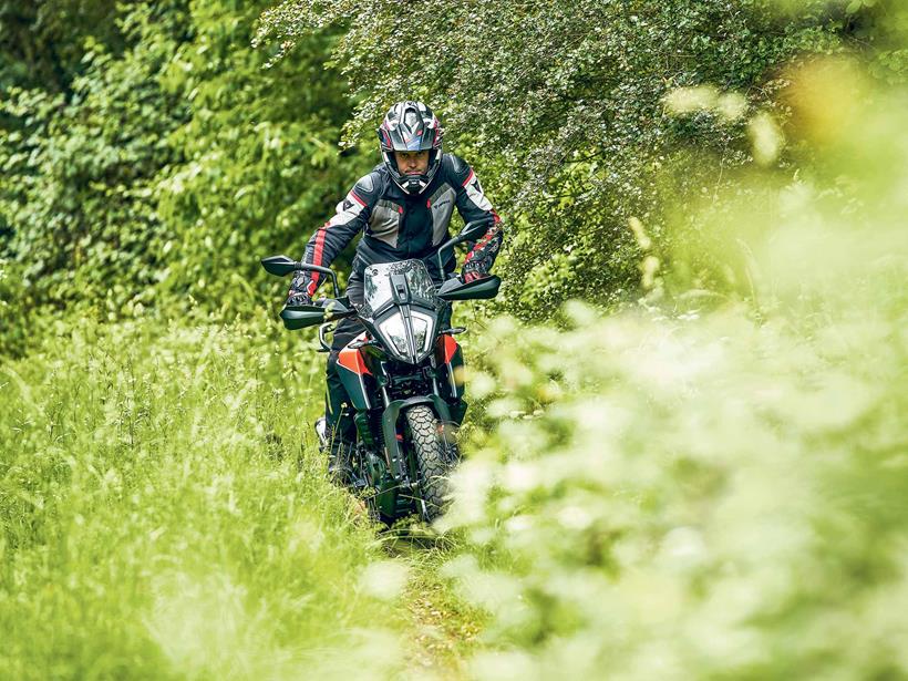 Riding the KTM 390 Adventure on English trails