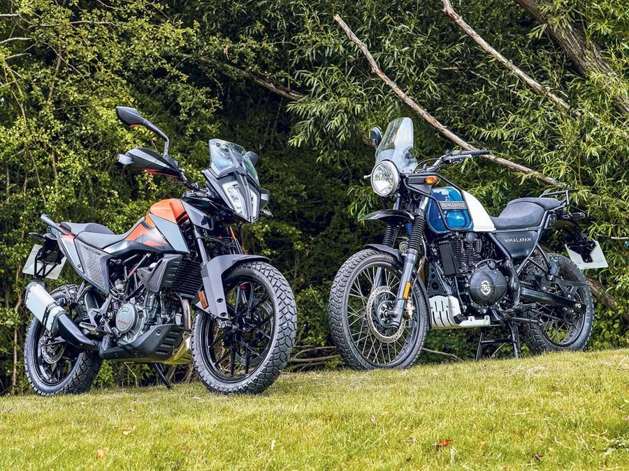 KTM 390 Adventure and Royal Enfield Himalayan