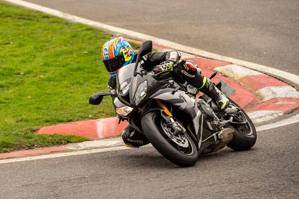 Triumph Daytona Moto2 765 Limited Edition on the track