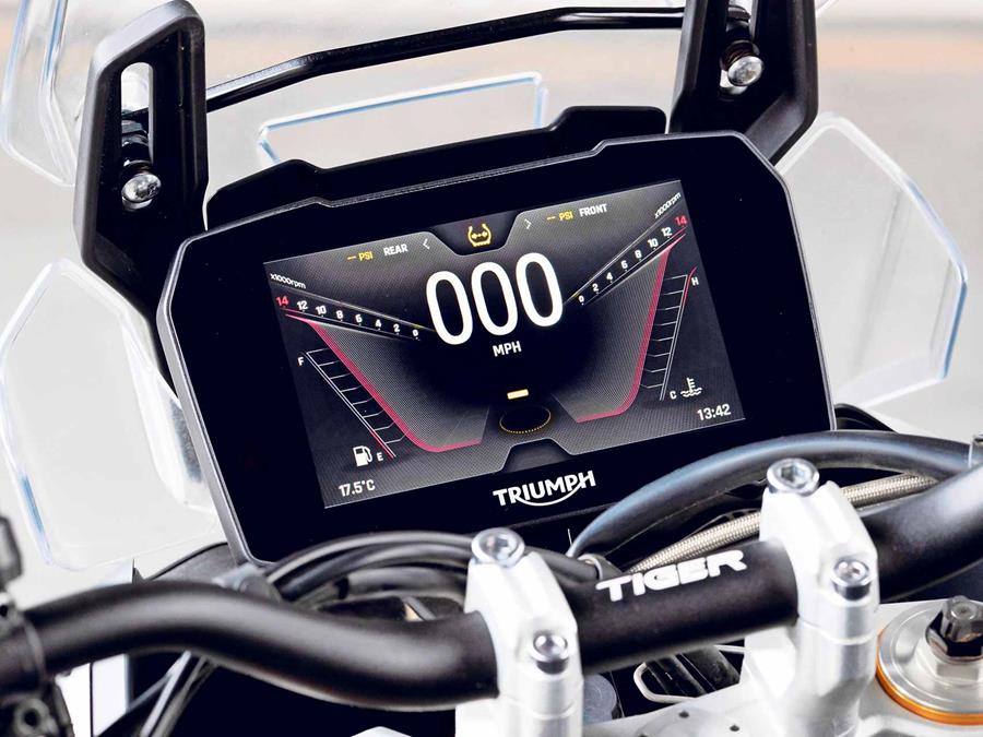 Triumph Tiger 900 Rally Pro dash