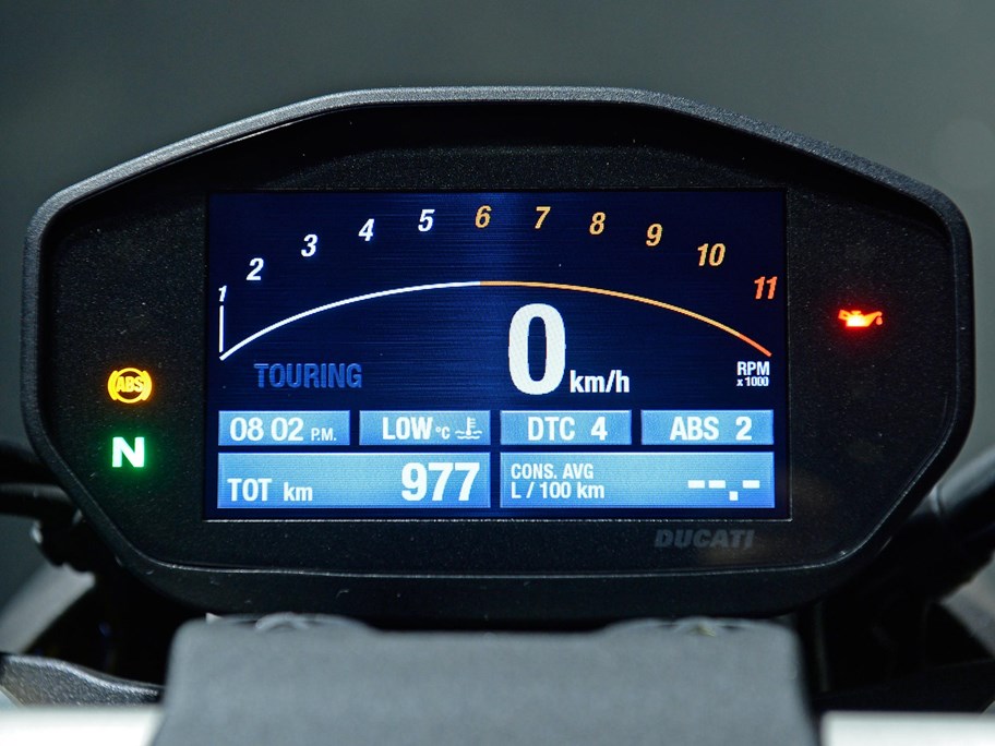 ducati monster dashboard