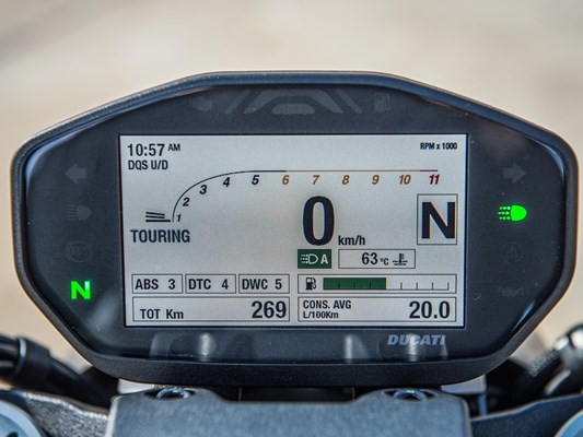 ducati monster dashboard