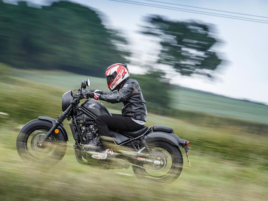 Honda Rebel 500 ridden quickly