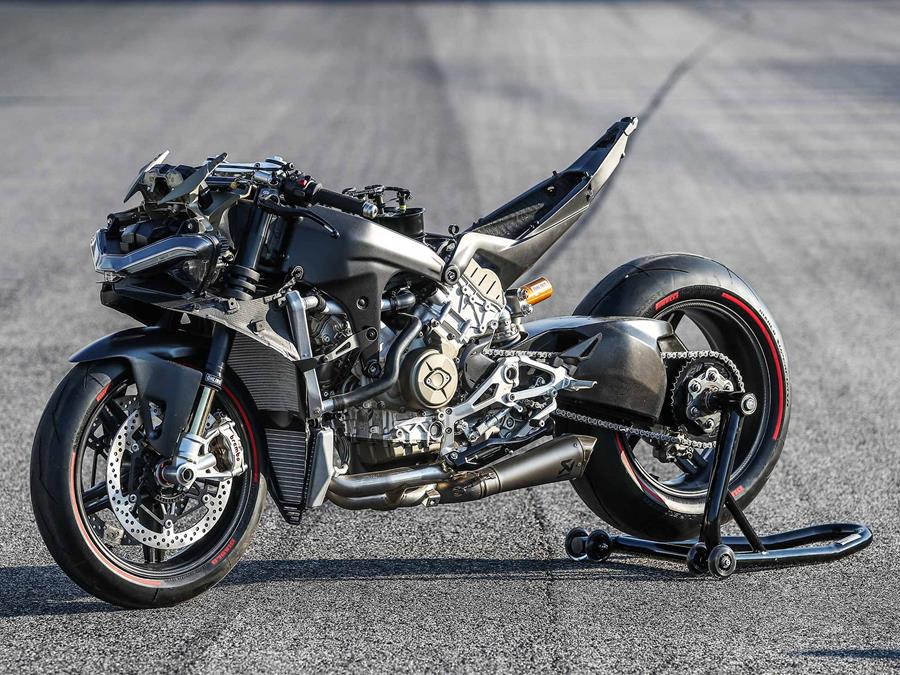 A stripped version of the Ducati Superleggera V4