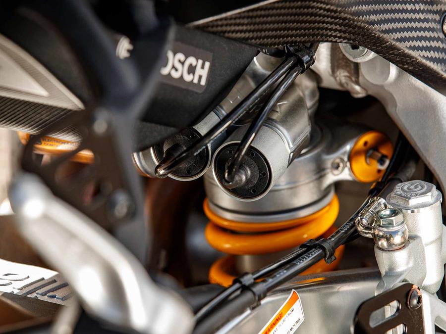 The 2020 Aprilia gets electronic suspension