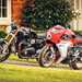 MV Agusta Superveloce and Triumph Thruxton RS parked