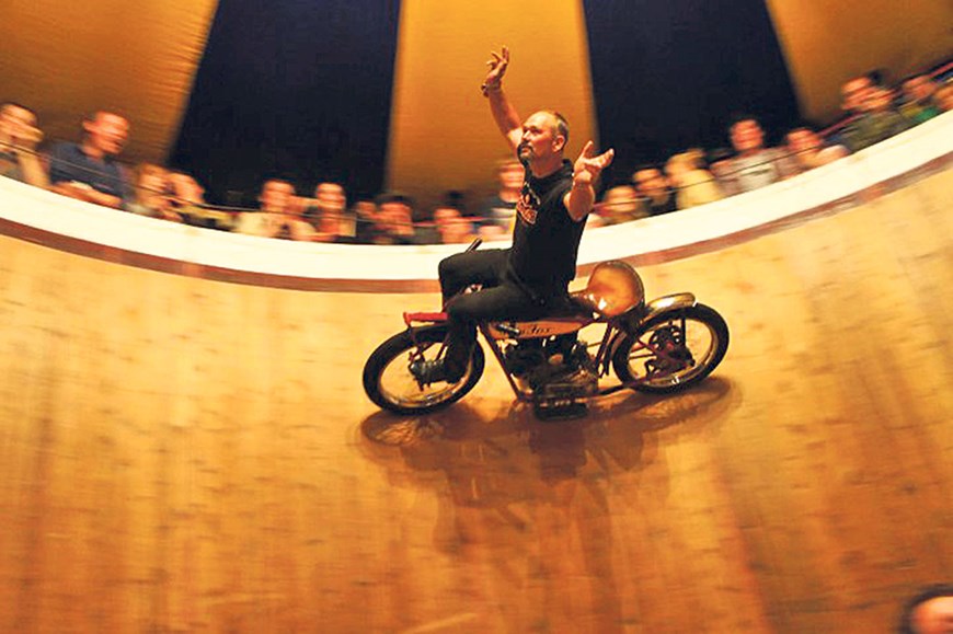 guy martin wall of death bike