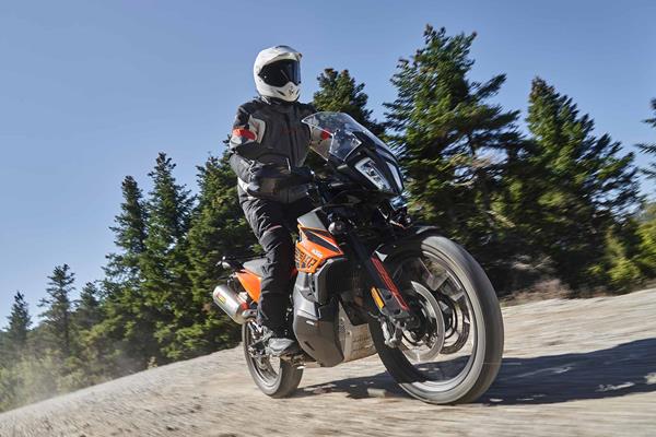 Stood up off-road riding the KTM 890 Adventure