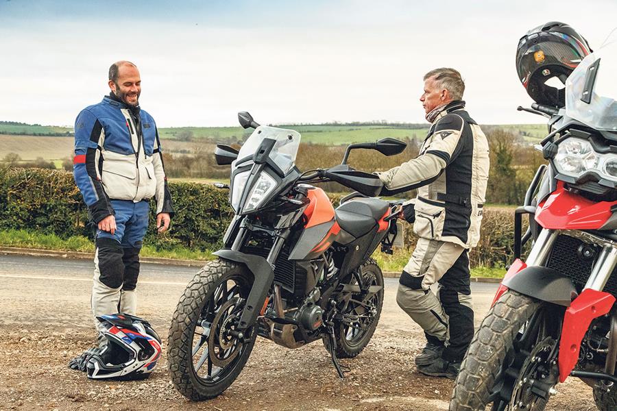 Discussing the Sinnis Terrain 380 and KTM 390 Adventure