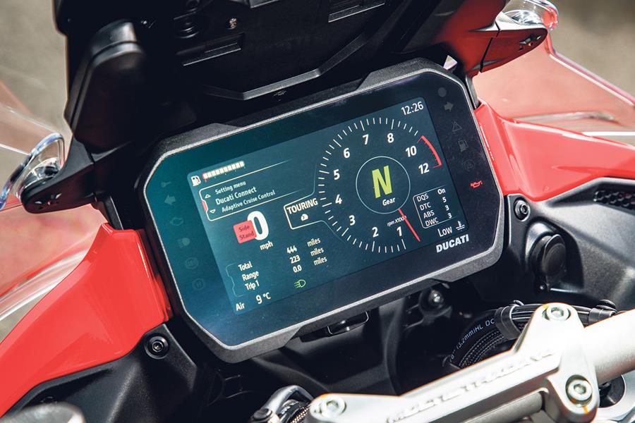 Ducati Multistrada V4S dash