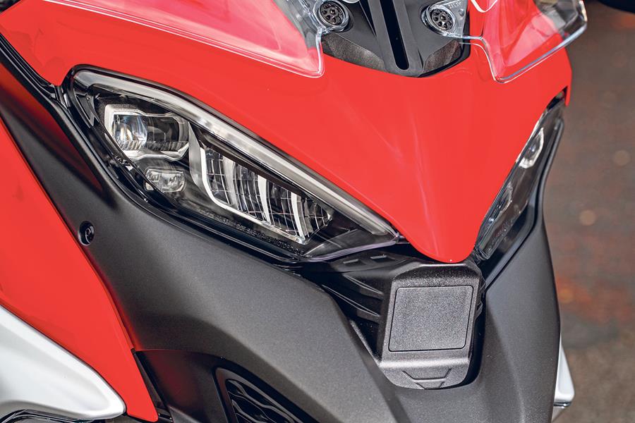 Ducati Multistrada V4 S radar sensor