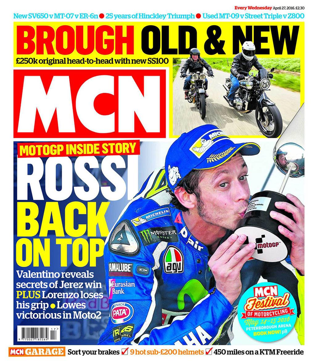 New MCN April 27 Rossi back on top