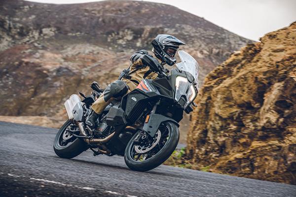 KTM 1290 Super Adventure S on the road