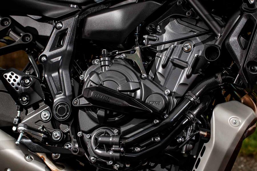 2021 Yamaha MT-07 engine