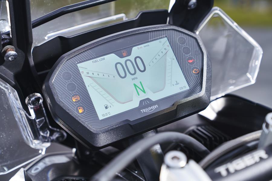 Triumph Tiger 850 Sport TFT screen