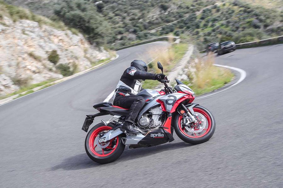 The Aprilia Tuono 660 is great in the bends