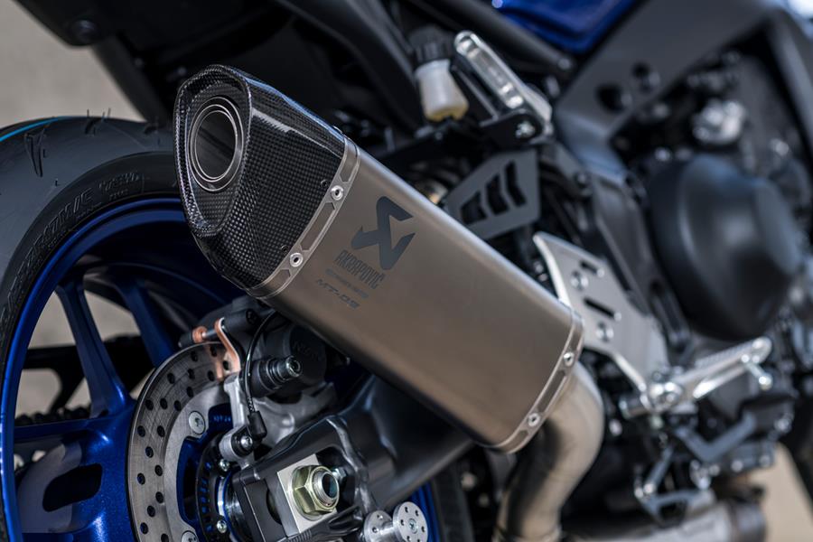 Akrapovic exhaust for 2021 Yamaha MT-09 SP