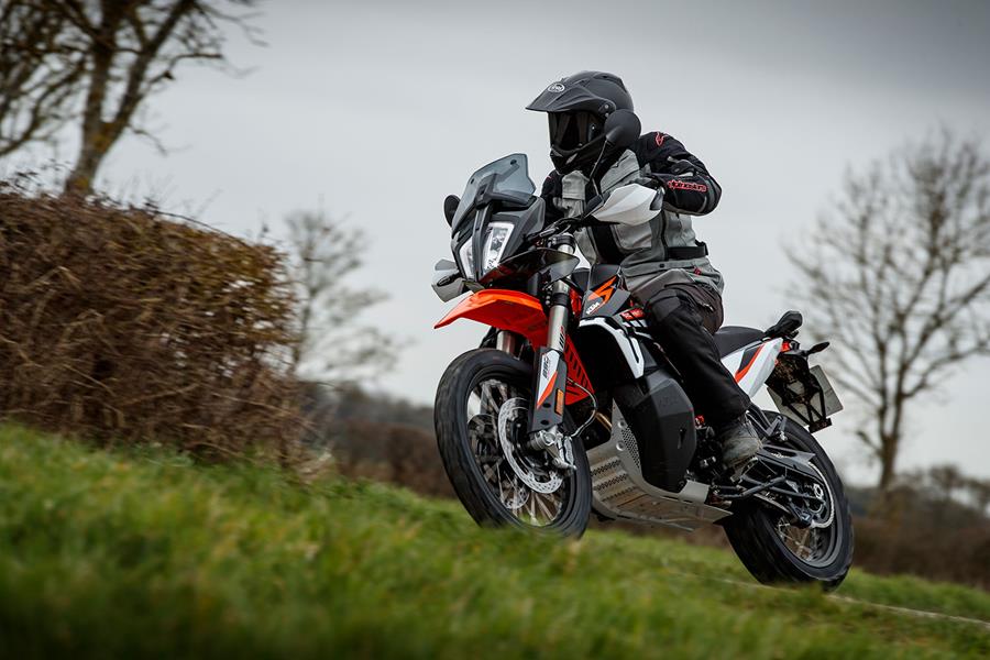 KTM 890 Adventure R on the road