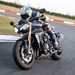 Cornering on track on the Triumph Speed Triple 1200 RS