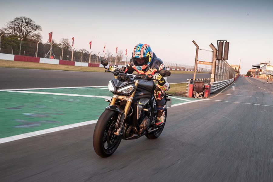 Leaving the Donington Park pit lane