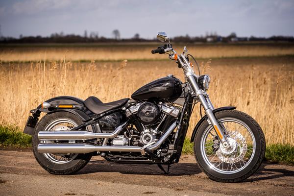 A side view of the Harley-Davidson Softail Standard