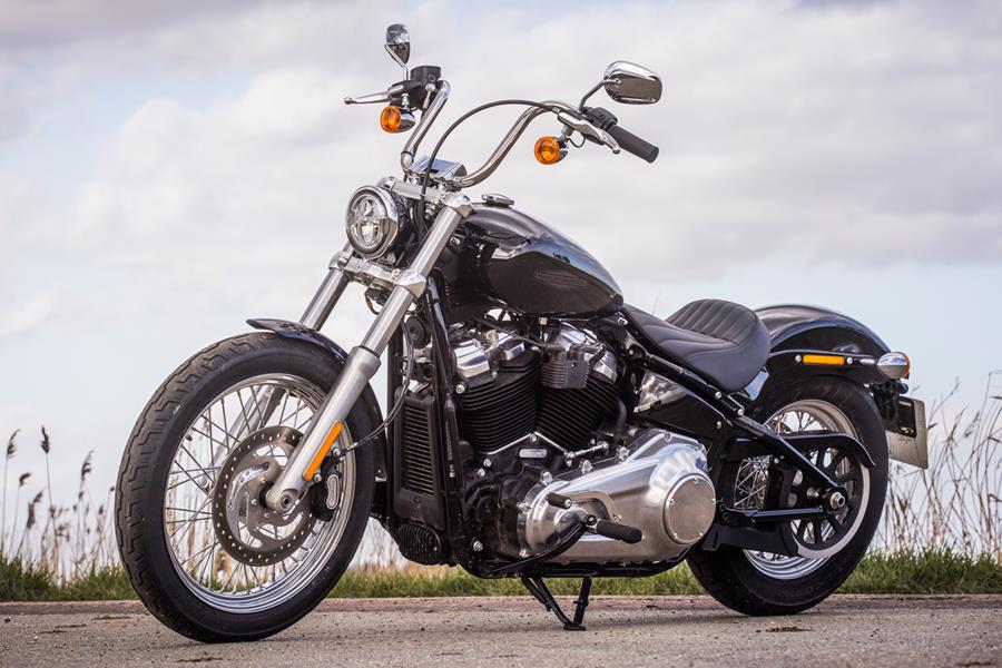 A side view of the Harley-Davidson Softail Standard