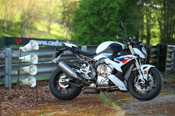 A side view of the BMW S1000R