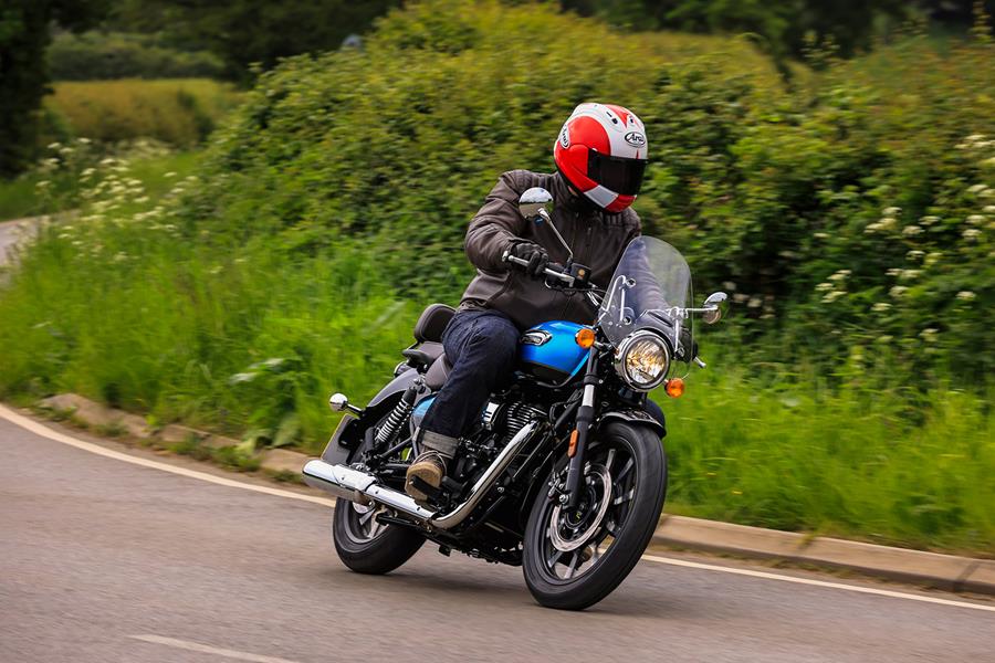 Royal Enfield Meteor 350 on the road