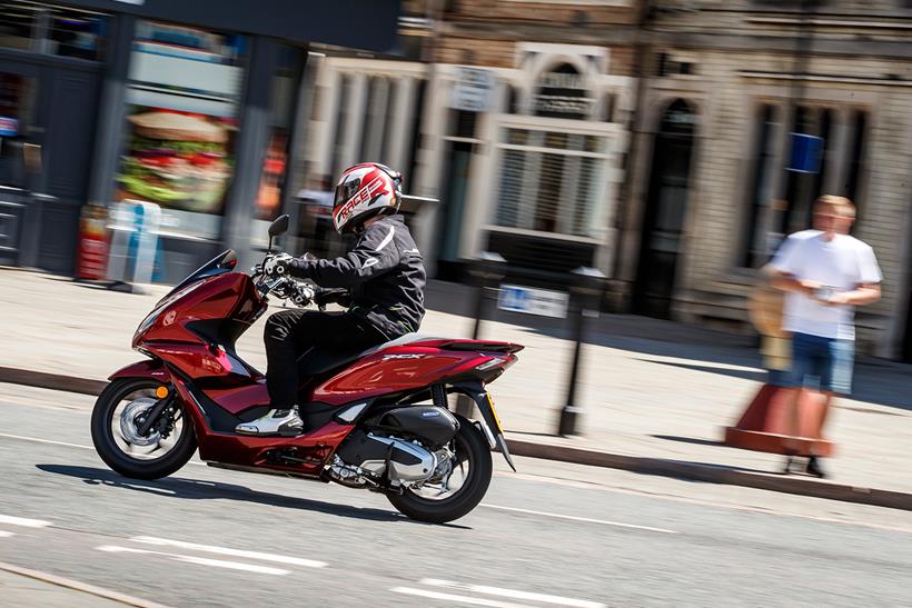 Riding the Honda PCX125 in town