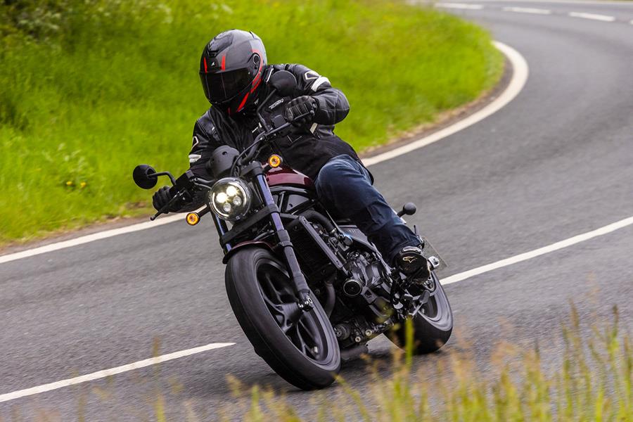 Honda CMX1100 Rebel on the road