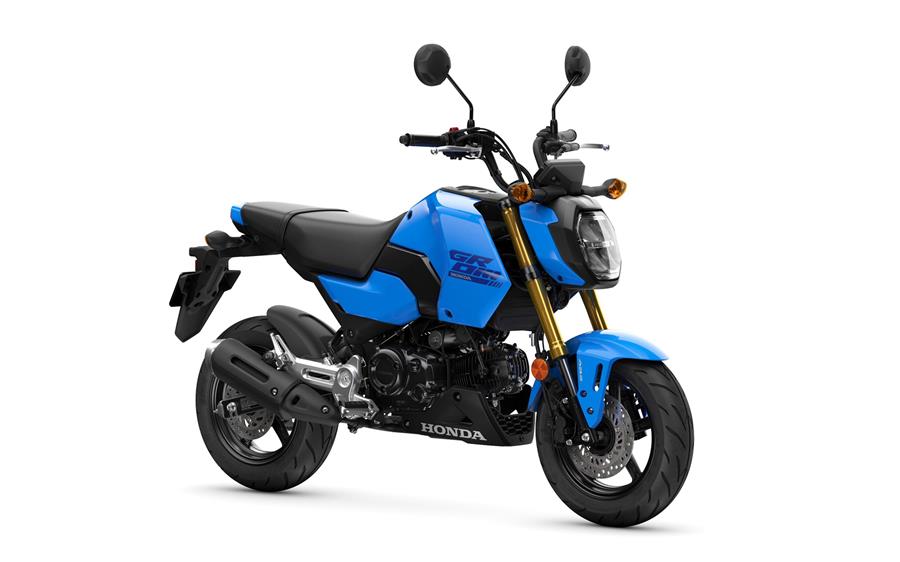 2024 Honda MSX125 Grom in its new colour option 'candy blue'