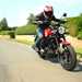 Yamaha XSR125 on the road front