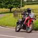 The Honda CRF300 Rally features rally bike styling
