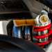 The Aprilia Tuono V4 gets manually adjustable Sachs suspension