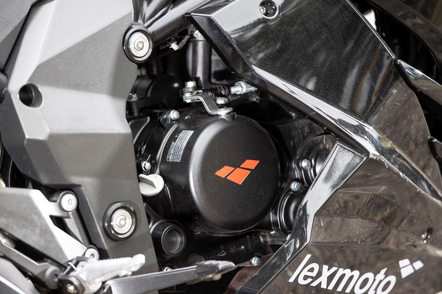 The engine on the Lexmoto LXR 125 is now Euro5 compliant