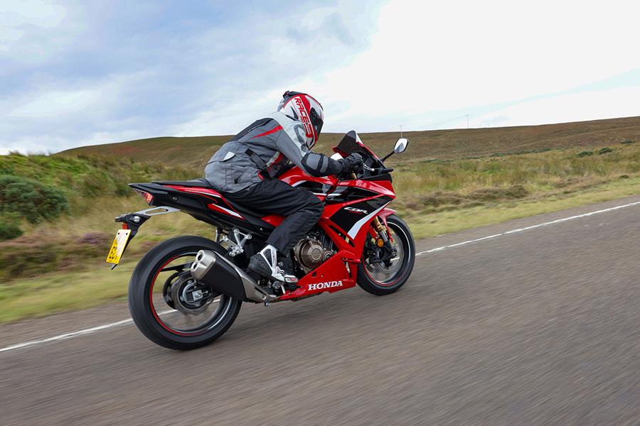 Riding the Honda CBR500R on UK roads