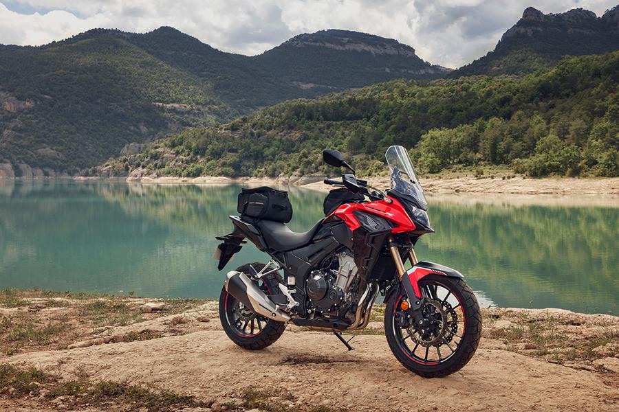 A static view of the Honda CB500X