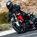 Cornering quickly on the BMW F900R naked roadster