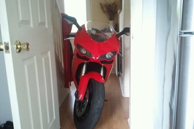 Emma loved her 848 so much that it became a regular house guest