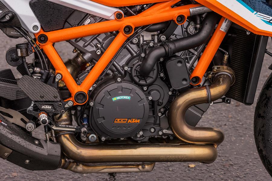 KTM 1290 Super Duke RR V-twin engine