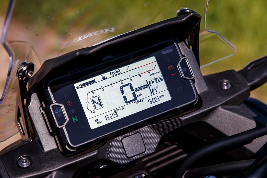 2021 Honda NC750X LCD dash