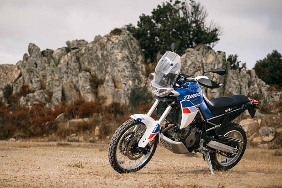 A static view of the Aprilia Tuareg 660