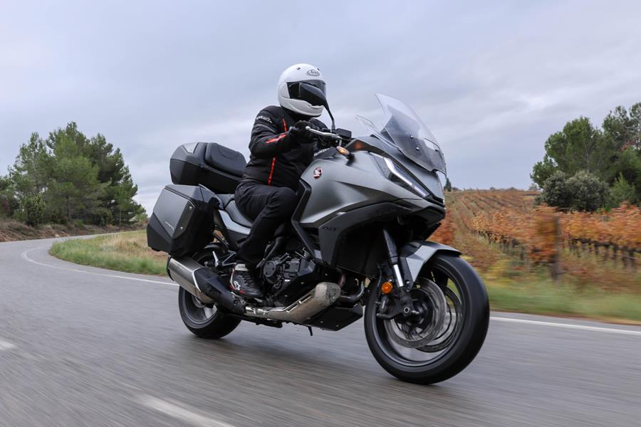 Riding the Honda NT1100 on the road