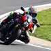 Triumph Speed Triple 1200 RR on the track left turn
