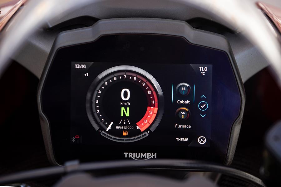 Triumph Speed Triple 1200 RR dash