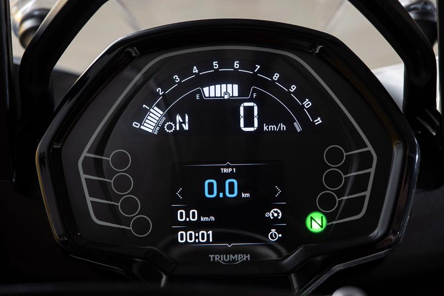 2022 Triumph Tiger Sport 660 dash