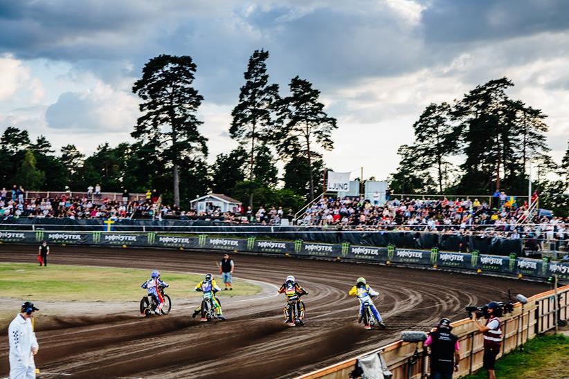 Speedway is popular in rural Sweden and the home team didn't disappoint their following