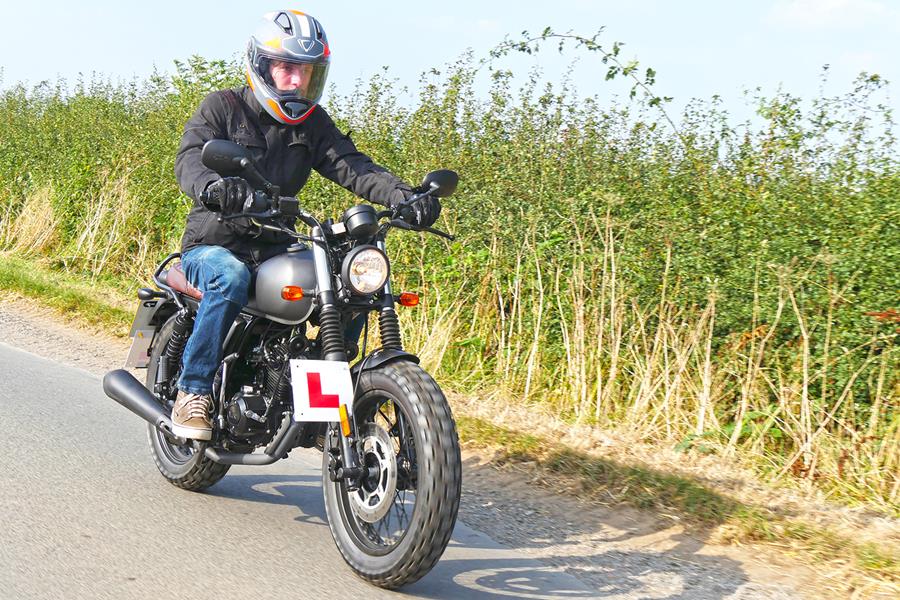 Riding the WK Scrambler 50 on UK roads